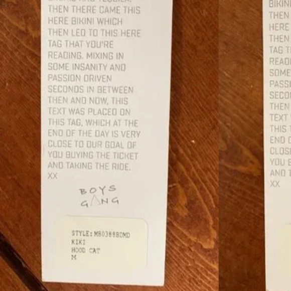 Boys and Arrows Kiki Bikini Bottoms in Hood Cat (Size M) - Picture 2 of 4